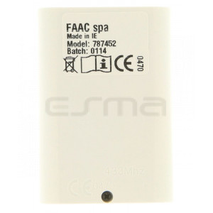 Telecomando FAAC XT4 433 RC 