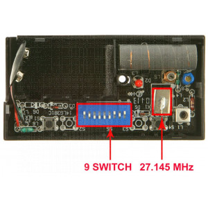 Telecomando LIFTMASTER 751E 27.145 MHz switch