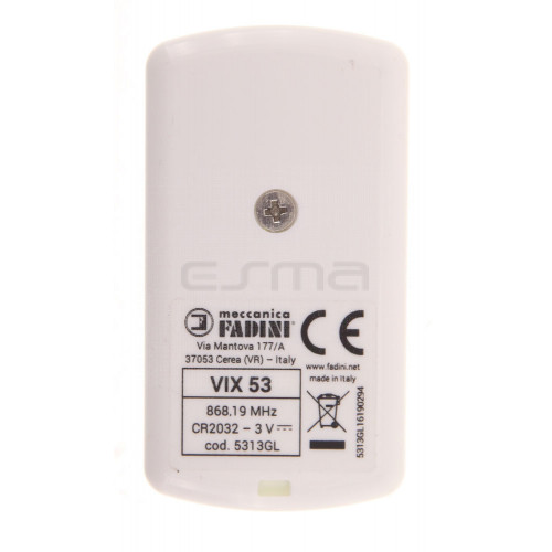 Telecomando FADINI VIX53 4 Funzioni - Trasmettitore 868.19 MHz Per Copia Da Remoto - Foto 2