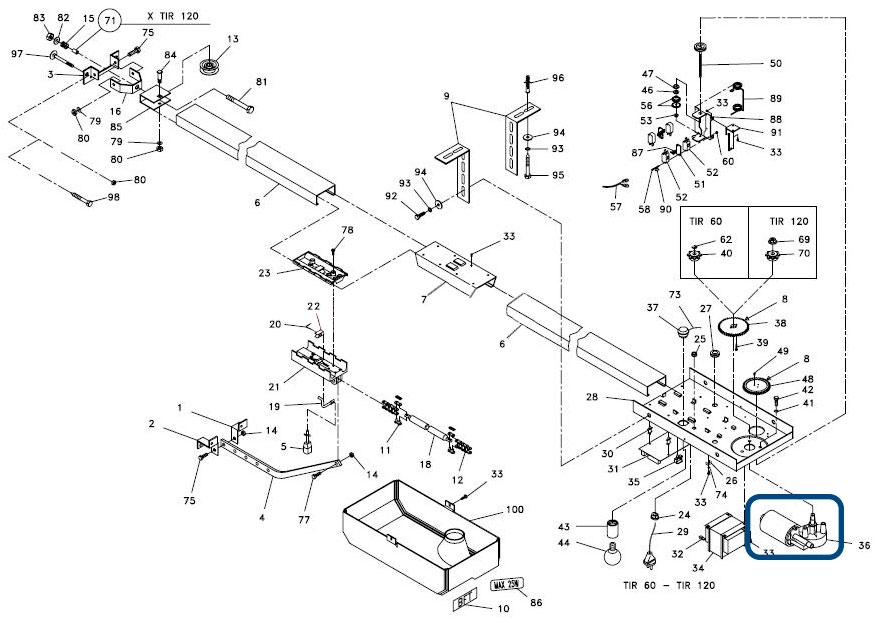 I098772 BFT TIR 120.